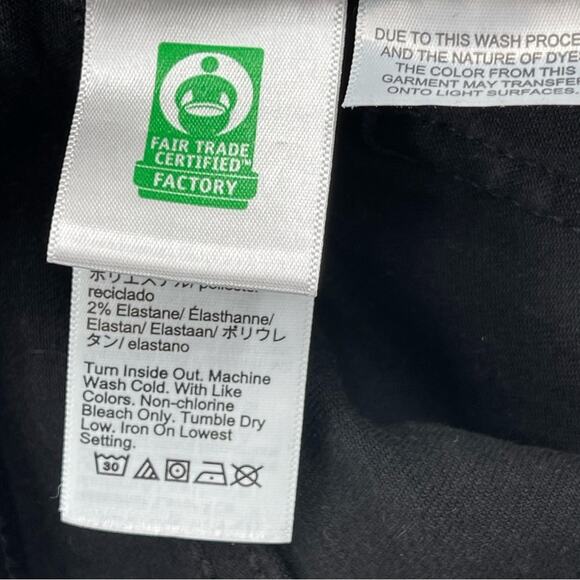 J. Crew Mid-Rise Flare Crop Jeans Deep Black Size 27 Stretch Boho Indie Casual - Picture 11 of 13